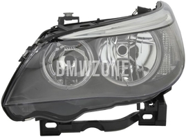 Světlomet halogen levý E60/E61 H7+H7 s motorkem