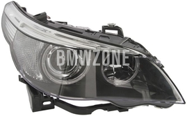 Světlomet bi-xenon pravý E60/E60 M5/E61 D1S+H7 bez natáčení