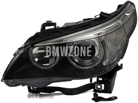Světlomet bi-xenon levý E60/E60 M5/E61 D1S+H7 bez natáčení