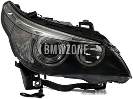 Světlomet bi-xenon pravý E60/E60 M5/E61 D1S+H7 bez natáčení