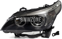 Světlomet bi-xenon levý E60/E60 M5/E61 D1S+H7 natáčecí