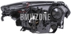 Světlomet halogen levý E60 LCI/E61 LCI/E61 LCI M5 H7+H7 s motorkem