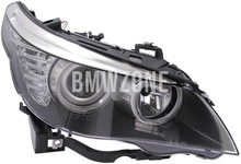 Světlomet halogen pravý E60 LCI/E61 LCI/E61 LCI M5 H7+H7 s motorkem