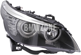 Světlomet halogen pravý E60 LCI/E61 LCI/E61 LCI M5 H7+H7 s motorkem