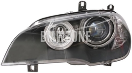 Světlomet halogen levý X5 E70/X5 E70 LCI H7+H1 s motorkem