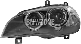 Světlomet bi-xenon levý X5 E70 LCI D1S+H8 bez natáčení