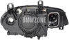 Světlomet bi-xenon levý X5 E70 LCI D1S+H8 bez natáčení