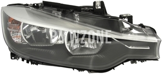 Světlomet halogen pravý F30/F31 H7+H7 s motorkem
