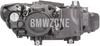 Světlomet halogen levý F30/F31 H7+H7 s motorkem