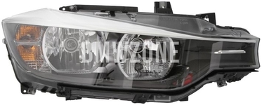Světlomet halogen pravý F30/F31 H7+H7 s motorkem