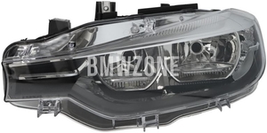Světlomet halogen levý F30 LCI/F31 LCI H7+H7 s motorkem