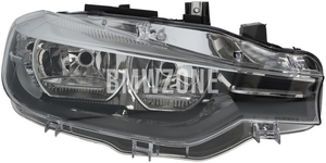 Světlomet halogen pravý F30 LCI/F31 LCI H7+H7 s motorkem