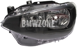 Světlomet halogen levý F20/F21 H7+H7 s motorkem