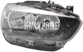 Světlomet halogen pravý F20 LCI/F21 LCI H7+H7 s motorkem