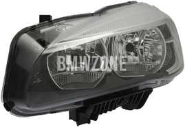 Světlomet halogen levý F45/F45 LCI, F46/F46 LCI H7+H7 s motorkem