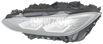 Světlomet LED levý G22 LCI/G23 LCI/G26 LCI, G80 M3 LCI/G81 M3 LCI, G82 M4 LCI/G83 M4 LCI adaptivní (M SHADOW LINE)
