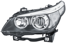 Světlomet bi-xenon levý E60/E60 M5/E61 D2S+H7 natáčecí