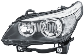 Světlomet bi-xenon levý E60/E60 M5/E61 D2S+H7 natáčecí