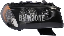 Světlomet halogen pravý X3 E83 H7+H7 s motorkem // žlutá směrovka