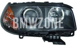 Světlomet bi-xenon pravý X3 E83 D2S+H7 natáčecí // žlutá směrovka