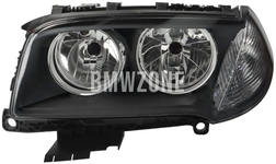 Světlomet halogen levý X3 E83 LCI H7+H7 s motorkem // bílá směrovka
