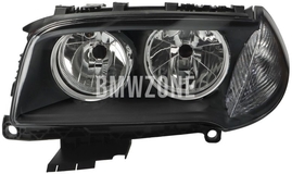 Světlomet halogen levý X3 E83 LCI H7+H7 s motorkem // bílá směrovka
