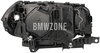 Světlomet halogen levý X3 E83 LCI H7+H7 s motorkem // bílá směrovka