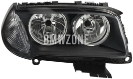 Světlomet halogen pravý X3 E83 LCI H7+H7 s motorkem // bílá směrovka