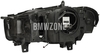 Světlomet bi-xenon pravý X5 F15, X6 F16, X5 M F85, X6 M F86 D1S natáčecí