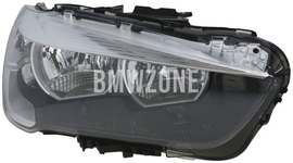 Světlomet halogen pravý X1 F48/X1 F48 LCI H7+H7 s motorkem