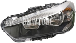 Světlomet halogen levý X1 F48/X1 F48 LCI H7+H7 s motorkem