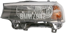 Světlomet halogen levý X3 F25, X4 F26 H7+H7 s motorkem