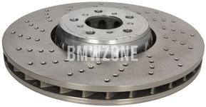 Přední levý brzdový kotouč (395x36mm) M děrovaný