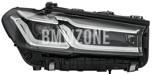 Světlomet LED pravý G30 LCI/F90 M5 LCI, G31 LCI plně adaptivní (Matrix)