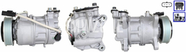 Kompresor klimatizace Fx 14d 16d B37, 16i 18i B38, 18d 20d 25d B47, 20i 25i 30i B46 B48, 30d N57N, 35d N57Z, 40i B58 // s elektromagnetickou spojkou